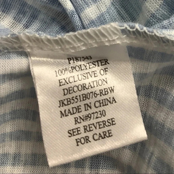 Almost Famous Size Medium Striped Top. New Without Tags - Picture 4 of 4